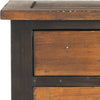 Safavieh Logan Storage Cabinet Honey Oak and Java Furniture 