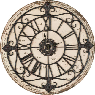 Safavieh Jerry Clock Distressed Antique Rust Furniture main image