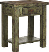 Safavieh Alfred End Table With Storage Drawer Antique Green Furniture 