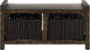 Safavieh Arnld Storage Console Dark Brown Furniture main image