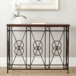 Safavieh Dustin Console Dark Brown Furniture  Feature