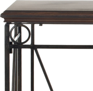 Safavieh Dustin Console Dark Brown Furniture 