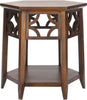 Safavieh Connr Hexagon End Table Brown Furniture main image