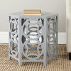 Safavieh Natanya Side Table Pearl Blue Grey Furniture  Feature