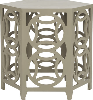 Safavieh Natanya Side Table Pearl Taupe Furniture main image