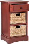 Safavieh Carrie Side Storage Table Red Furniture 