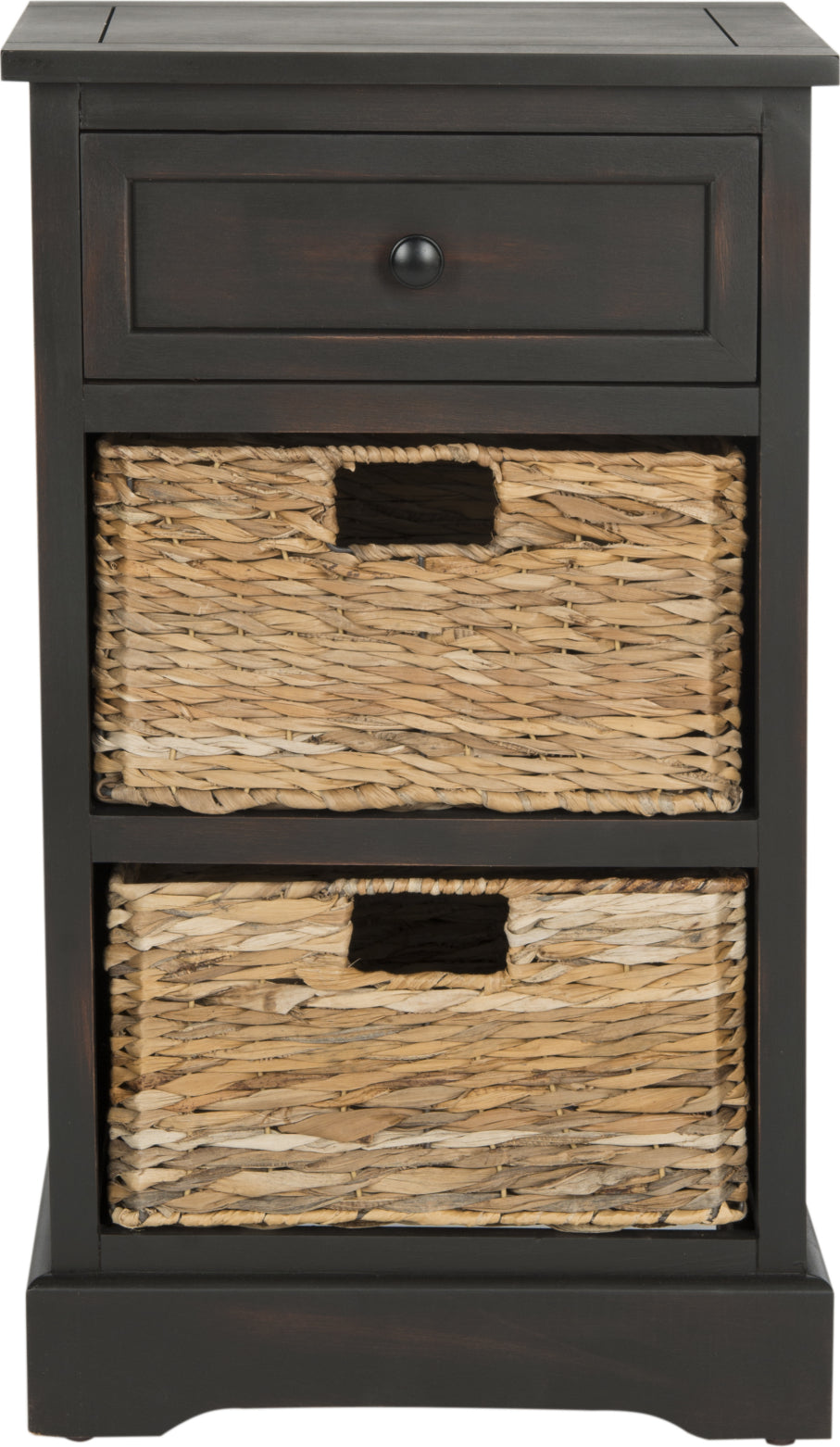 Safavieh Carrie Side Storage Table Brown Furniture main image