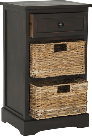 Safavieh Carrie Side Storage Table Brown Furniture 