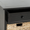Safavieh Damien 3 Drawer Storage Bench Distressed Black Furniture 
