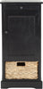 Safavieh Raven Tall Storage Unit Distressed Black Furniture main image