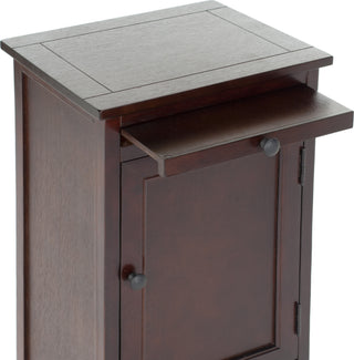 Safavieh Raven Tall Storage Unit Dark Cherry Furniture 