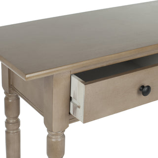 Safavieh Rosemary 2 Drawer Console Vintage Grey Furniture 