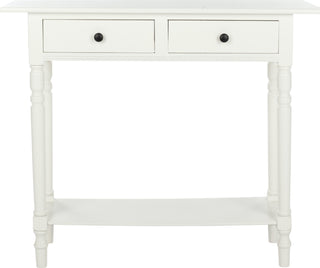 Safavieh Rosemary 2 Drawer Console Distressed Cream Furniture main image