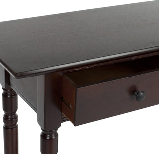 Safavieh Rosemary 2 Drawer Console Dark Cherry Furniture 