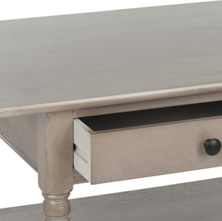 Safavieh Boris 2 Drawer Coffee Table Vintage Grey Furniture 