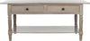 Safavieh Boris 2 Drawer Coffee Table Vintage Grey Furniture main image