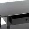 Safavieh Boris 2 Drawer Coffee Table Distressed Black Furniture 