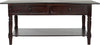Safavieh Boris 2 Drawer Coffee Table Dark Cherry Furniture main image