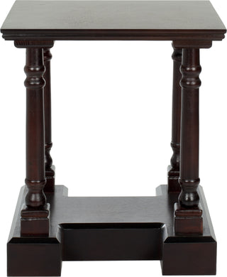 Safavieh Endora End Table Dark Cherry Furniture main image