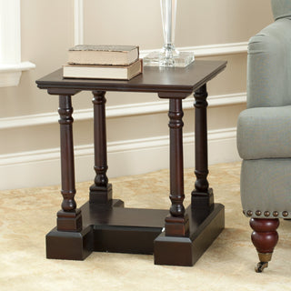 Safavieh Endora End Table Dark Cherry Furniture  Feature