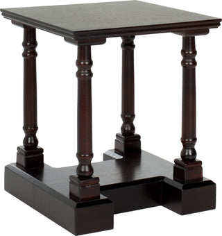 Safavieh Endora End Table Dark Cherry Furniture 