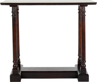 Safavieh Regan Console Table Dark Cherry Furniture main image