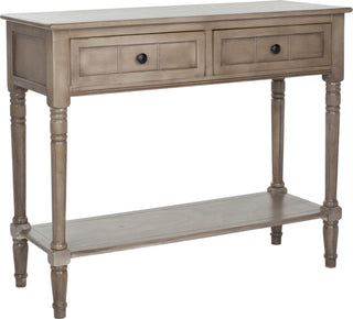 Safavieh Samantha 2 Drawer Console Vintage Grey Furniture 