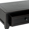 Safavieh Samantha 2 Drawer Console Distressed Black Furniture 