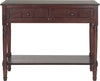 Safavieh Samantha 2 Drawer Console Dark Cherry Furniture main image