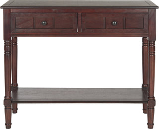 Safavieh Samantha 2 Drawer Console Dark Cherry Furniture main image