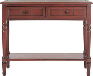 Safavieh Samantha 2 Drawer Console Red Furniture main image