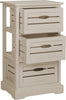 Safavieh Samara 3 Drawer Cabinet Grey Furniture 