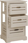 Safavieh Samara 3 Drawer Cabinet Grey Furniture 