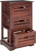Safavieh Samara 3 Drawer Cabinet Cherry Furniture 