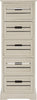 Safavieh Sarina 5 Drawer Cabinet Distressed Cream Furniture main image