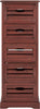 Safavieh Sarina 5 Drawer Cabinet Red Furniture main image
