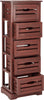 Safavieh Sarina 5 Drawer Cabinet Red Furniture 