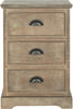 Safavieh Griffin 3 Drawer Side Table Washed Natural Pine Furniture main image