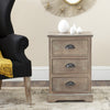Safavieh Griffin 3 Drawer Side Table Washed Natural Pine Furniture  Feature