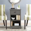 Safavieh Griffin One Drawer Side Table Grey Furniture  Feature