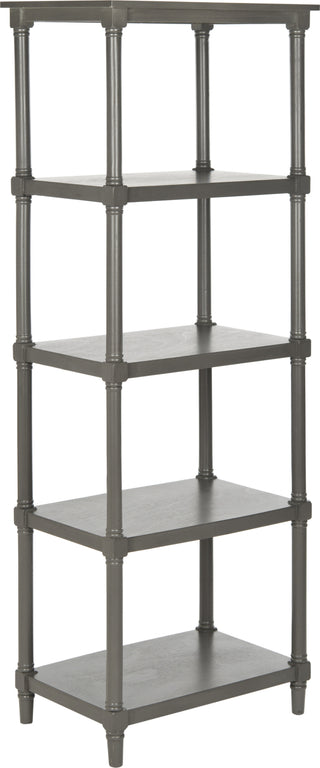 Safavieh Odessa 5 Tier Bookcase Grey Furniture 