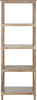 Safavieh Odessa 5 Tier Bookcase Washed Natural Pine Furniture main image