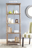 Safavieh Odessa 5 Tier Bookcase Washed Natural Pine Furniture  Feature