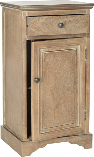 Safavieh Jett Storage Cabinet Washed Natural Pine Furniture 