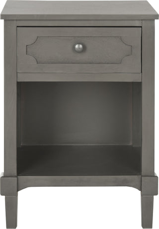 Safavieh Rosaleen Storage Side Table Grey Furniture main image