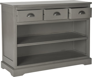 Safavieh Prudence Bookshelf Storage Unit Grey Furniture 