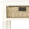 Safavieh Winifred Wicker Console Table With Storage White Furniture 