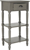 Safavieh Chucky Accent Table With Storage Grey Furniture 