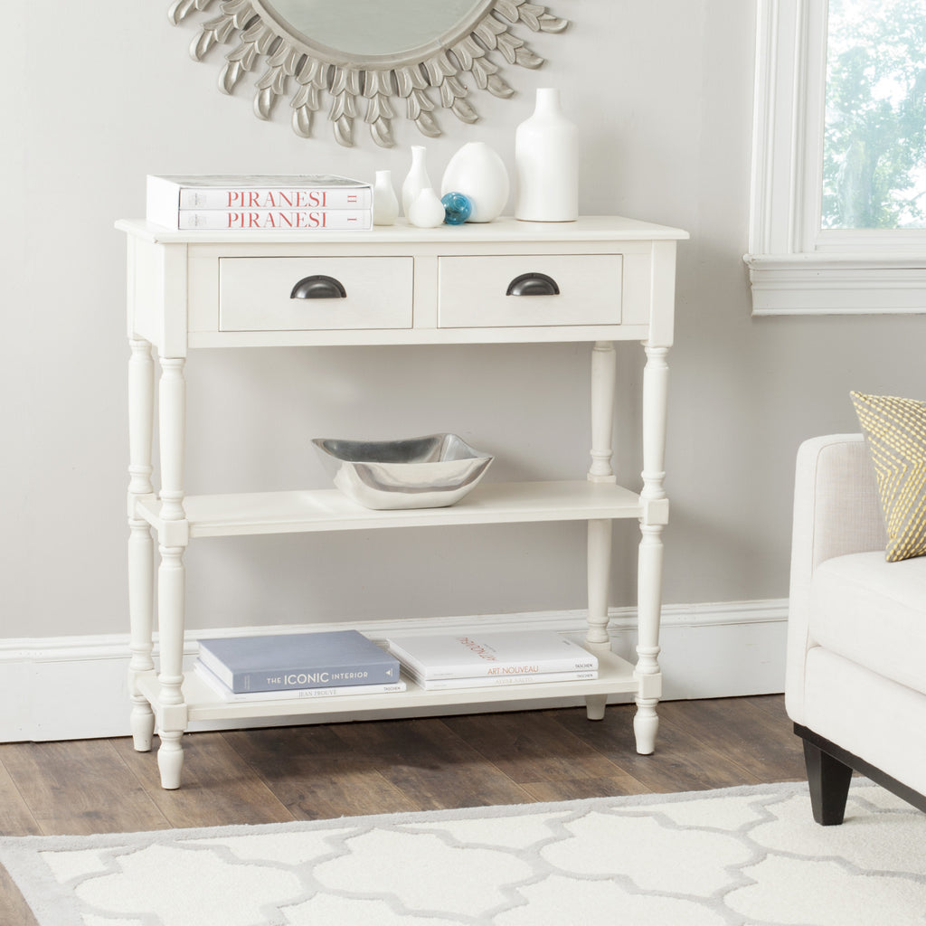Safavieh Salem Console Table With Storage White Furniture  Feature