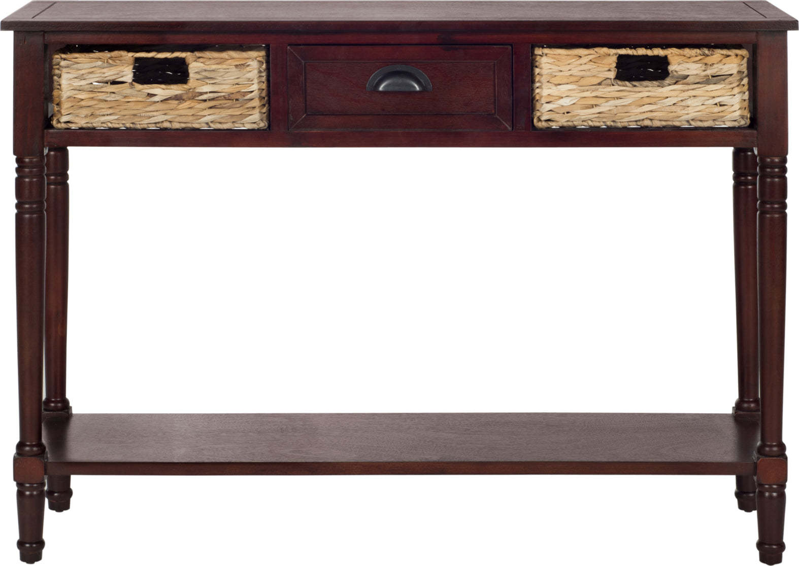 Safavieh Christa Console Table With Storage Cherry Furniture main image